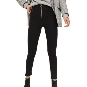 Topshop Black Jamie Exposed Corset Jeans Size 28